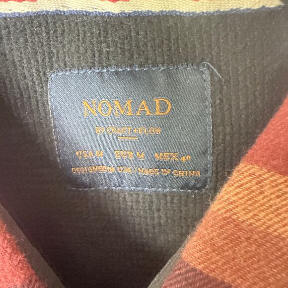 NEW NWT Nomad Cozy Thermal Lined Flannel Button Up Medium Shirt Outdoors Hiking - Picture 7 of 7